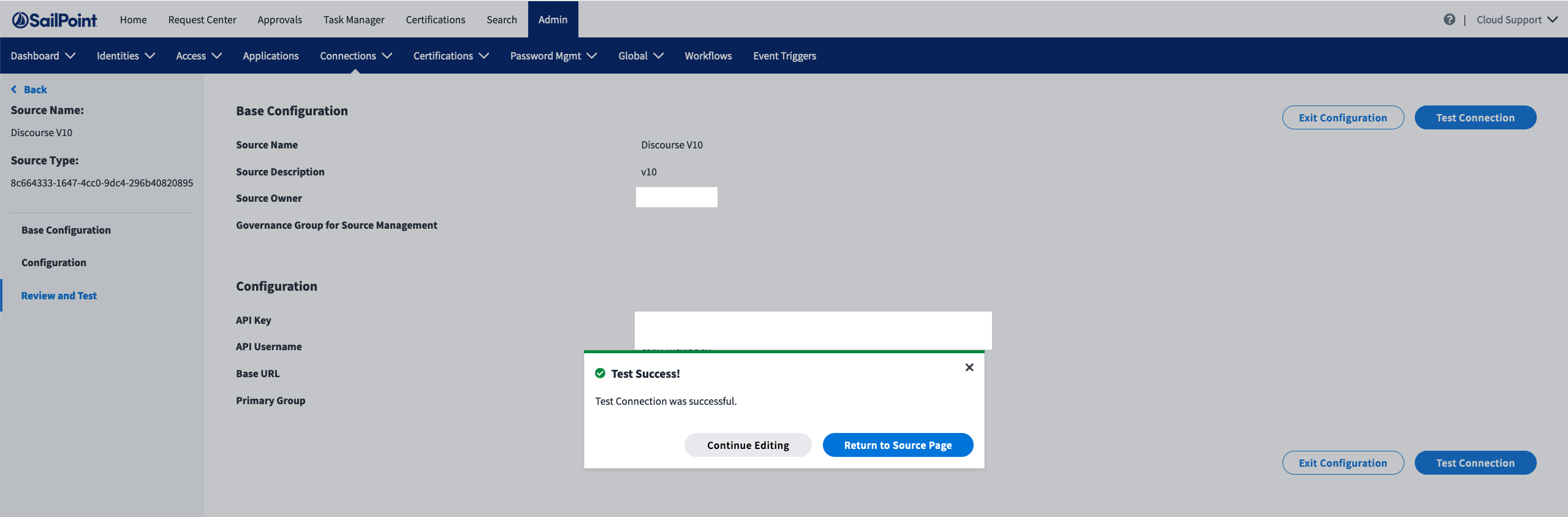 Test Connection